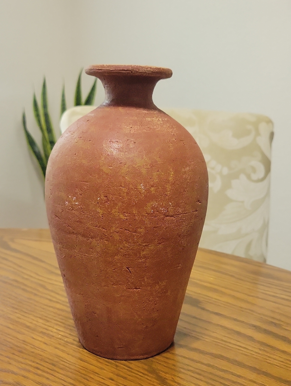 2005 Target Earthy Terracotta Brown Decorative Vase Made In Mexico